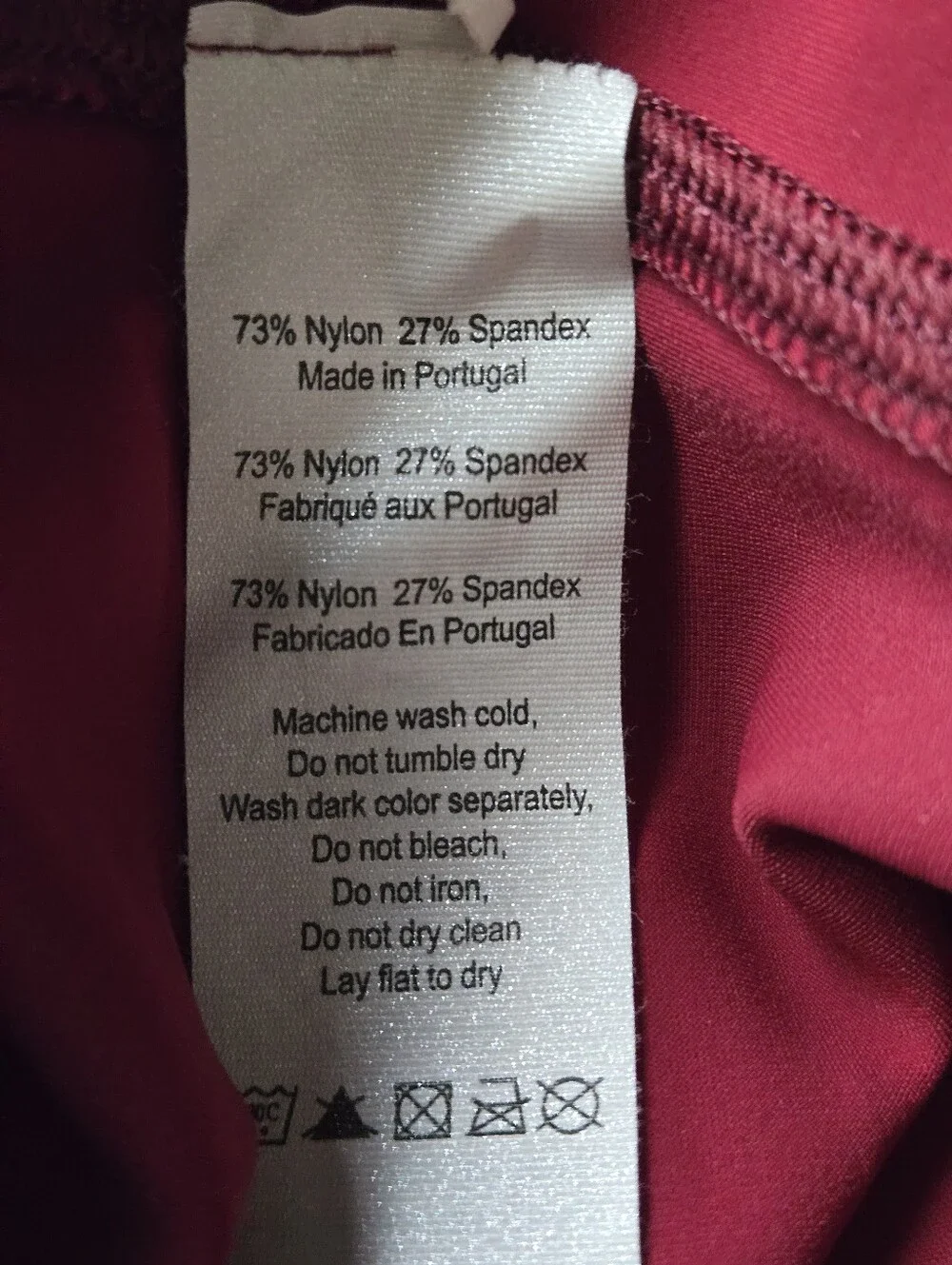 Alo Yoga Warrior High Waisted Deep Burgundy Leggings-Med